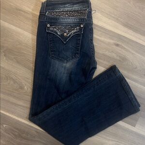 Miss Me Dark Blue Boot Cut Jeans